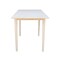 International Concepts Rectangle Table with Butterfly Extension, Unfinished, 32 W, 48 L, 36 in H, Wood, Unfinished K-T32X-36S - alternate 2